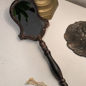 Rare Wayne M. Kleski Katherine’s Collection Handheld Vanity Mirror | Whimsical